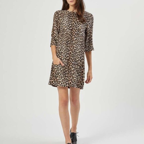 Equipment Dresses & Skirts - Equipment Leopard Print Dress | XS